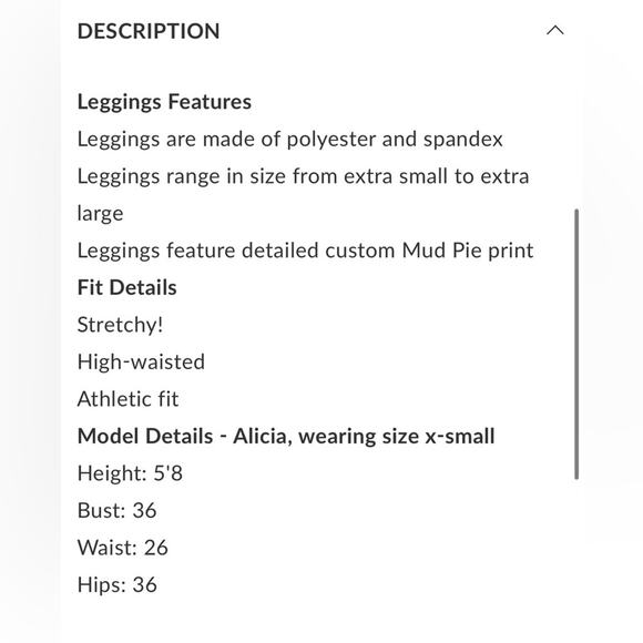 Mud Pie Ziggy Leopard Leggings - Picture 9 of 9